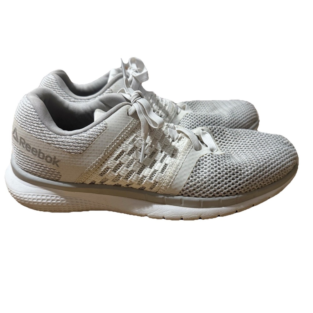 Reebok PT Prime Runner Gray Running Training Shoes Sneakers CN2031 Womens Sz 8